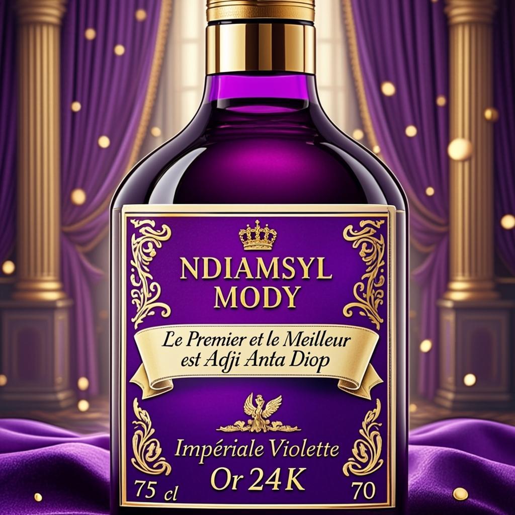 Impériale Violette Or 24K — NDIAMSYL MODY